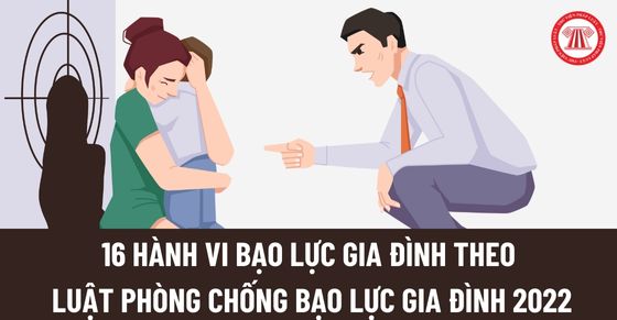 16 hành vi bạo lực